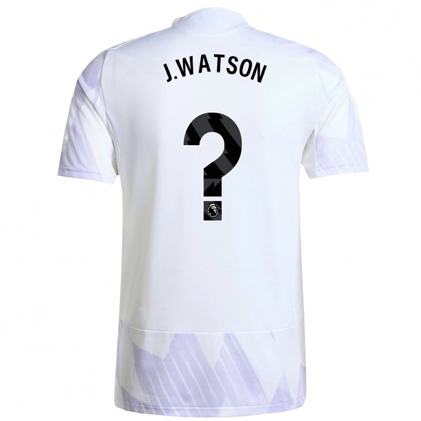 Danxen Men Jacob Watson #0 White Purple Purple Away Jersey 2025/26 T-Shirt