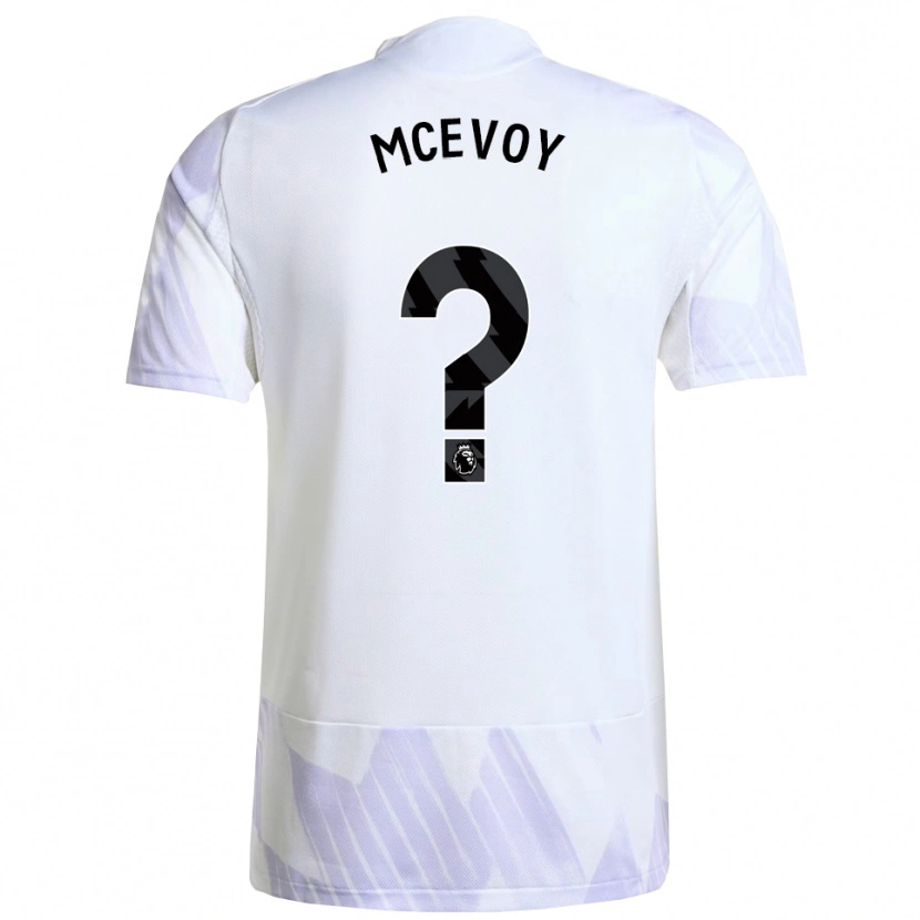 Danxen Men Jay Mcevoy #0 White Purple Purple Away Jersey 2025/26 T-Shirt