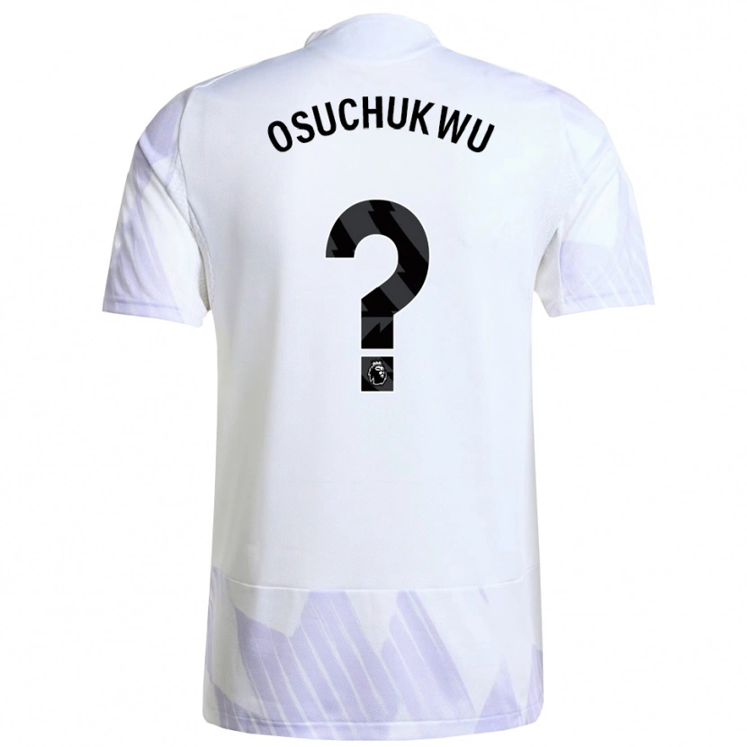 Danxen Men Darlington Osuchukwu #0 White Purple Purple Away Jersey 2025/26 T-Shirt