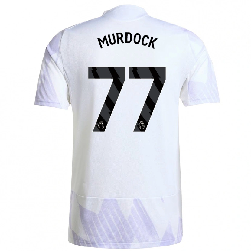 Danxen Men Will Murdock #77 White Purple Purple Away Jersey 2025/26 T-Shirt