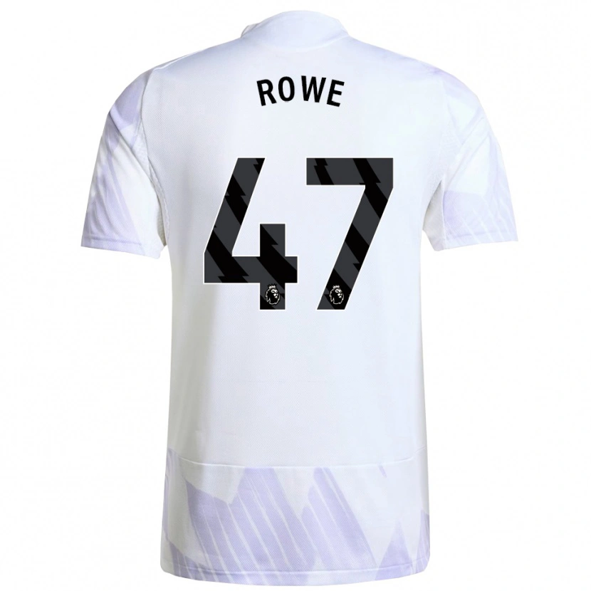 Danxen Men Tommy Rowe #47 White Purple Purple Away Jersey 2025/26 T-Shirt