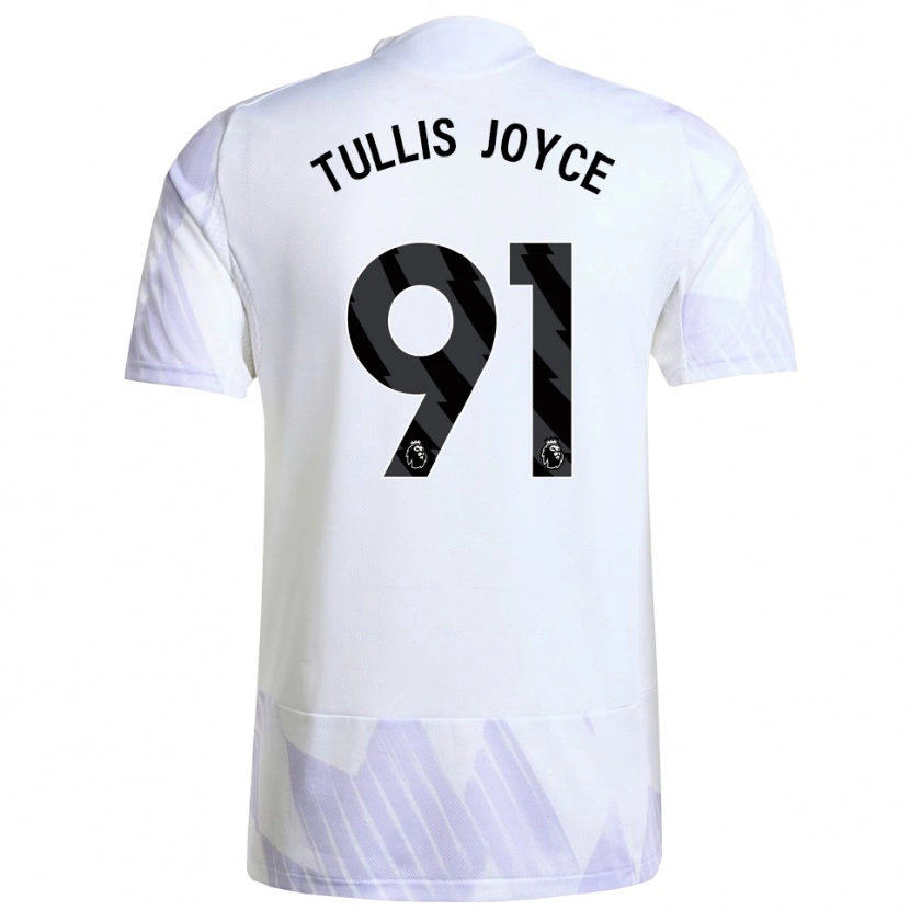 Danxen Men Phallon Tullis-Joyce #91 White Purple Purple Away Jersey 2025/26 T-Shirt