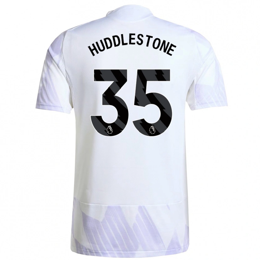 Danxen Men Tom Huddlestone #35 White Purple Purple Away Jersey 2025/26 T-Shirt