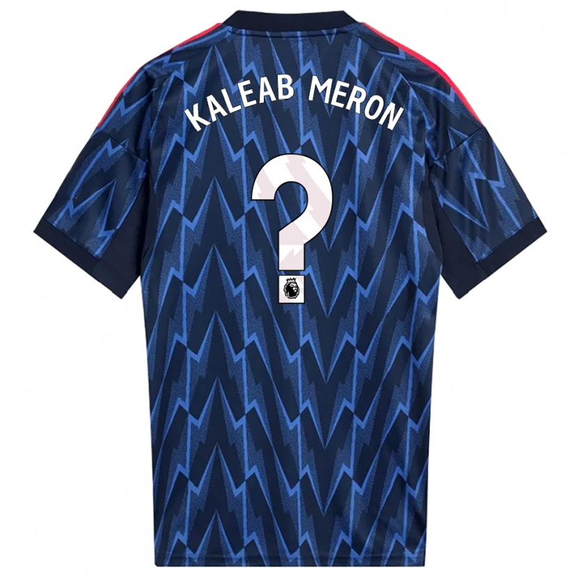 Danxen Men Kaleab Meron #0 Navy Red Away Jersey 2025/26 T-Shirt