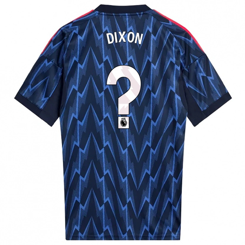 Danxen Men Danny Dixon #0 Navy Red Away Jersey 2025/26 T-Shirt