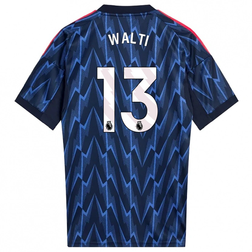 Danxen Men Lia Walti #13 Navy Red Away Jersey 2025/26 T-Shirt