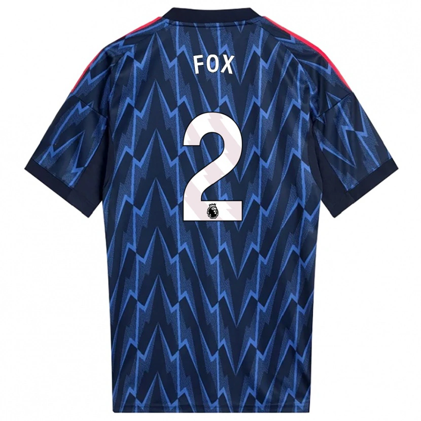 Danxen Men Emily Fox #2 Navy Red Away Jersey 2025/26 T-Shirt