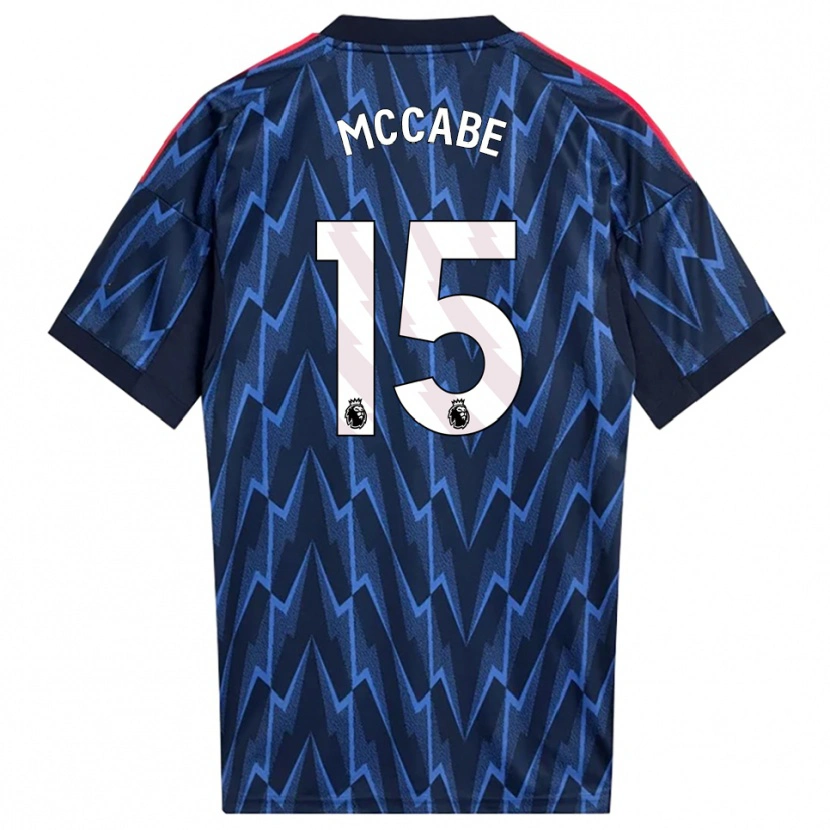 Danxen Men Katie Mccabe #15 Navy Red Away Jersey 2025/26 T-Shirt