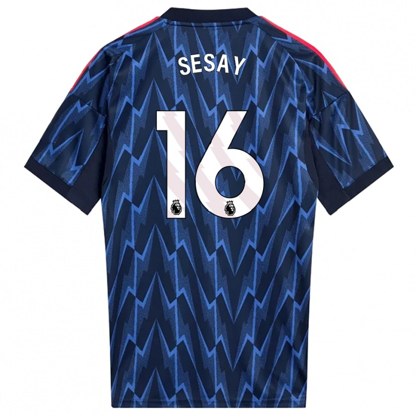 Danxen Men Joshua Sesay #16 Navy Red Away Jersey 2025/26 T-Shirt