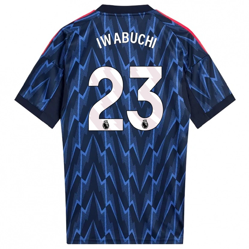 Danxen Men Mana Iwabuchi #23 Navy Red Away Jersey 2025/26 T-Shirt