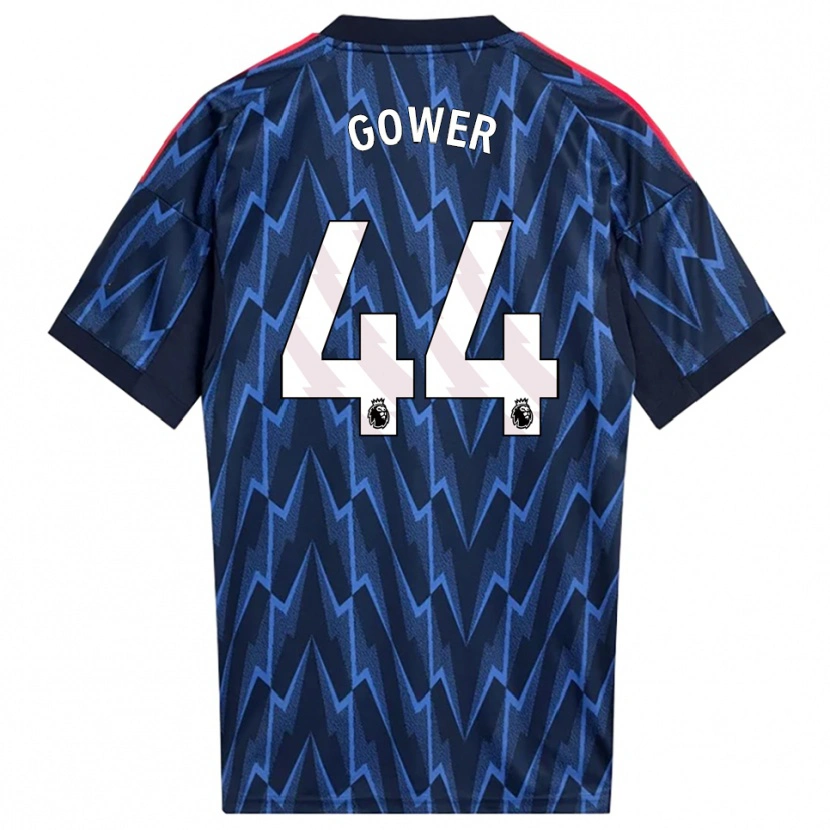 Danxen Men Jimi Gower #44 Navy Red Away Jersey 2025/26 T-Shirt