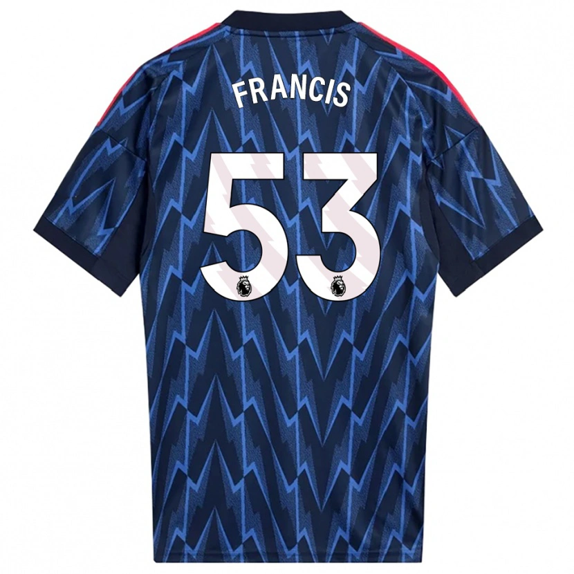 Danxen Men Jack Henry Francis #53 Navy Red Away Jersey 2025/26 T-Shirt
