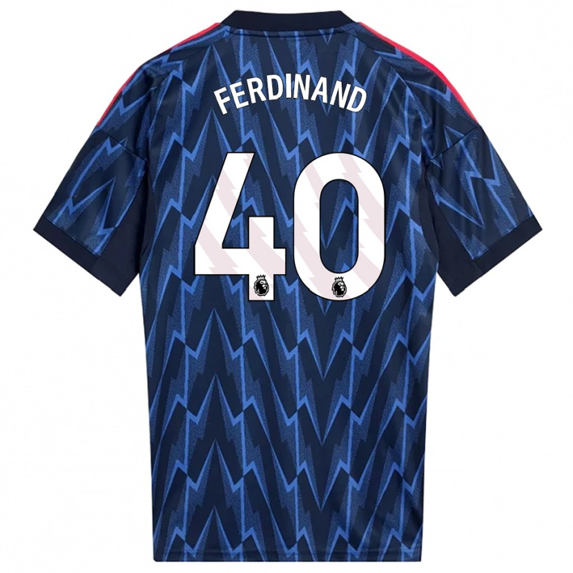 Danxen Men Sebastian Ferdinand #40 Navy Red Away Jersey 2025/26 T-Shirt