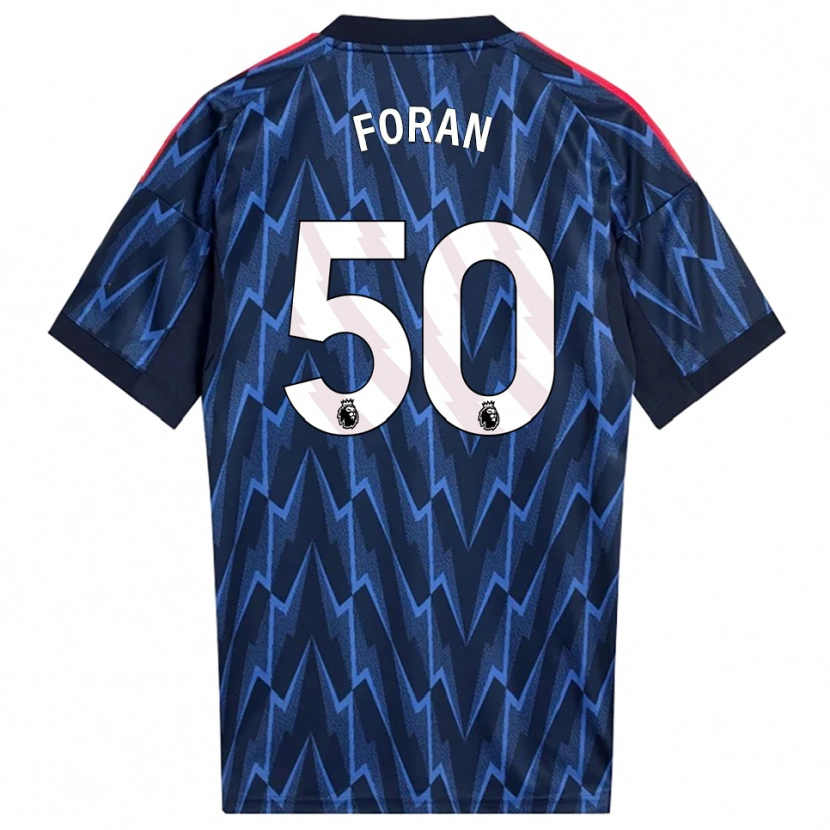 Danxen Men Taylor Foran #50 Navy Red Away Jersey 2025/26 T-Shirt