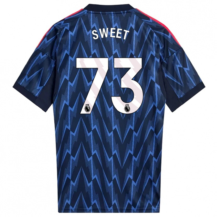 Danxen Men James Sweet #73 Navy Red Away Jersey 2025/26 T-Shirt