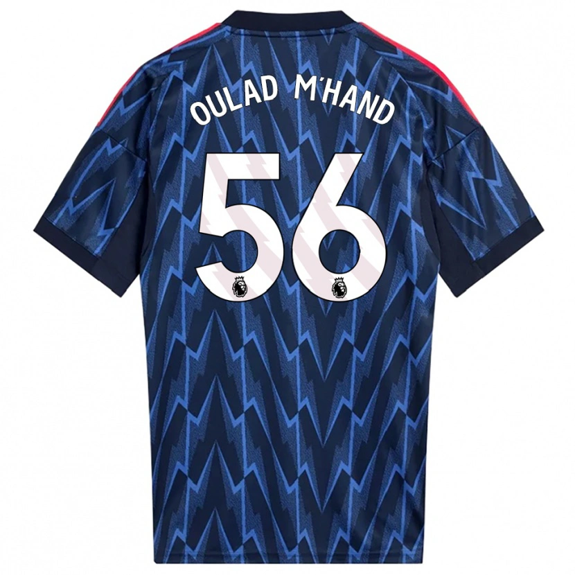 Danxen Men Salah-Eddine Oulad M'hand #56 Navy Red Away Jersey 2025/26 T-Shirt