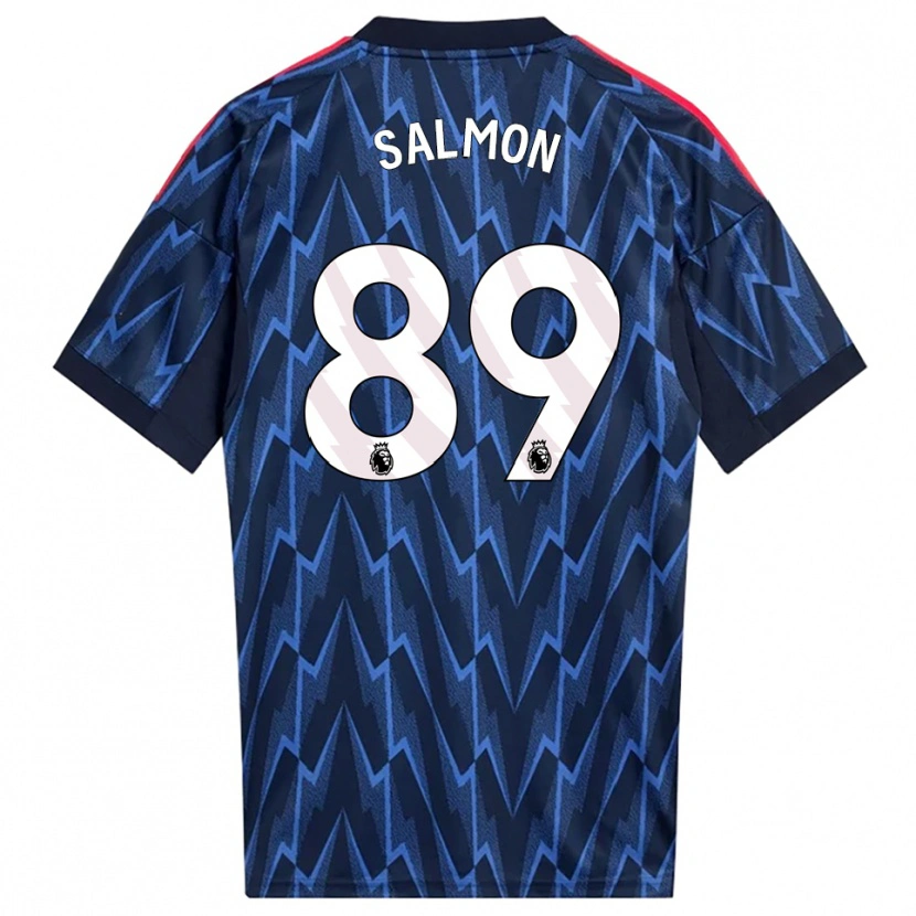 Danxen Men Marli Salmon #89 Navy Red Away Jersey 2025/26 T-Shirt