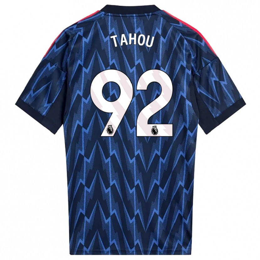 Danxen Men Joshua Tahou #92 Navy Red Away Jersey 2025/26 T-Shirt