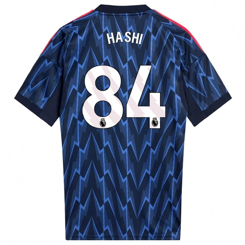 Danxen Men Maalik Hashi #84 Navy Red Away Jersey 2025/26 T-Shirt
