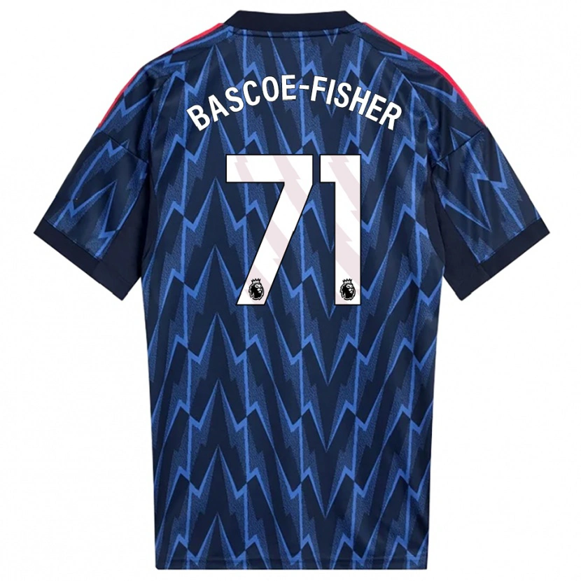 Danxen Men Jakai Bascoe-Fisher #71 Navy Red Away Jersey 2025/26 T-Shirt