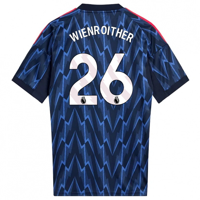 Danxen Men Laura Wienroither #26 Navy Red Away Jersey 2025/26 T-Shirt