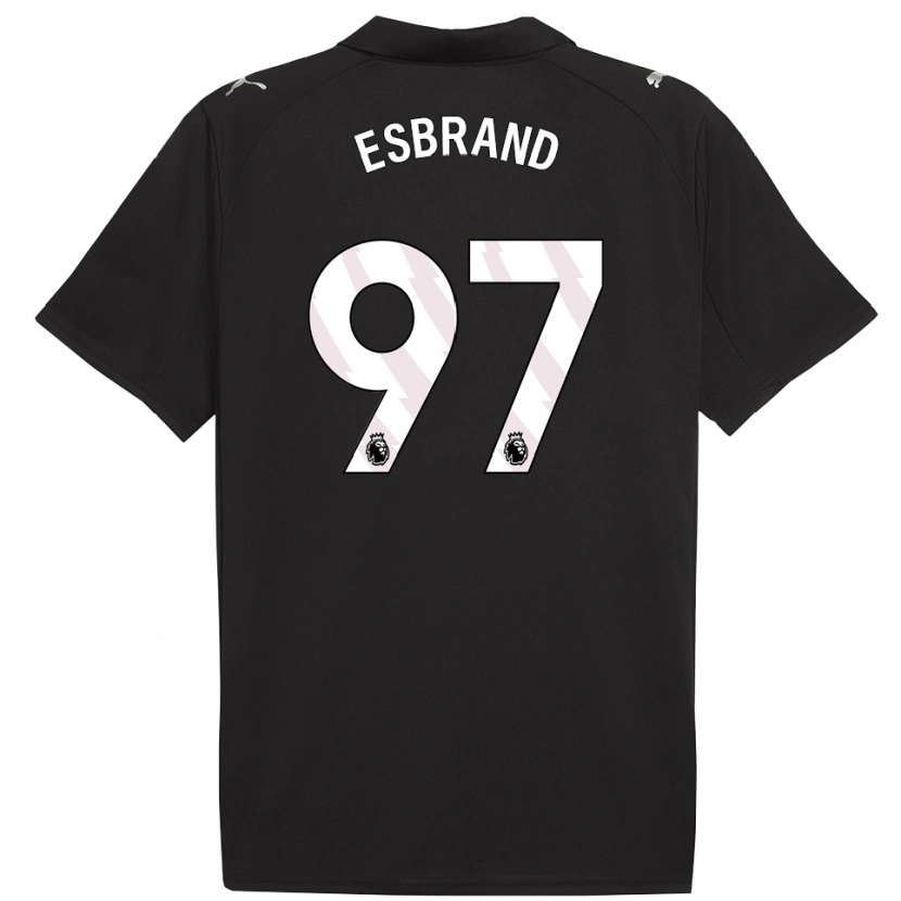 Danxen Men Josh Wilson-Esbrand #97 Black White Away Jersey 2025/26 T-Shirt