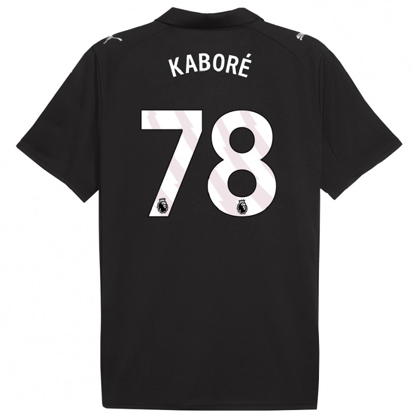 Danxen Men Issa Kaboré #78 Black White Away Jersey 2025/26 T-Shirt