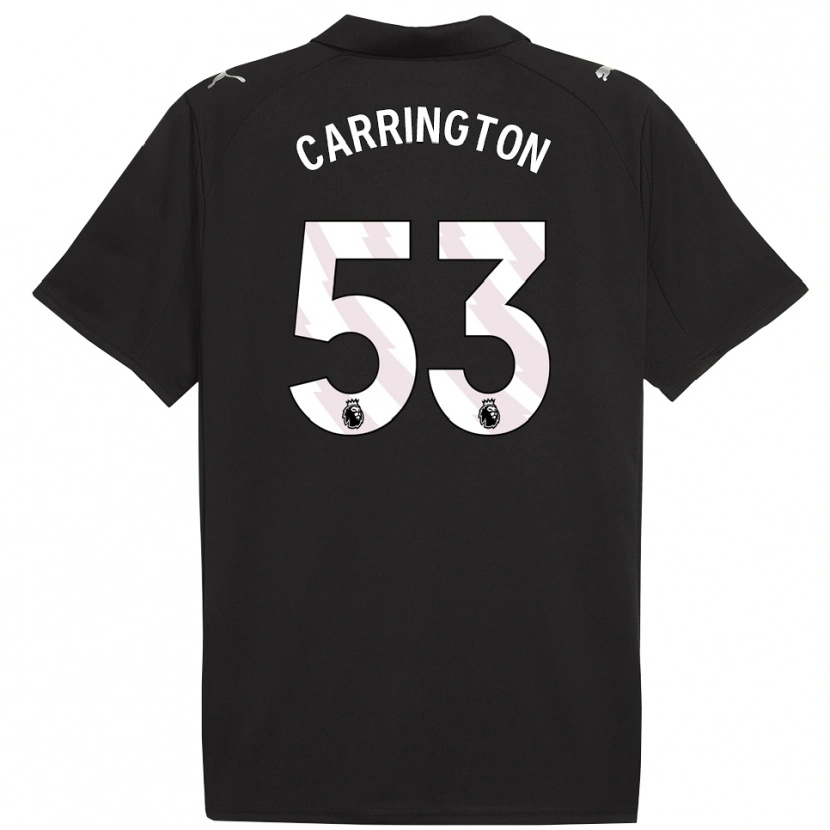 Danxen Men Ezra Carrington #53 Black White Away Jersey 2025/26 T-Shirt