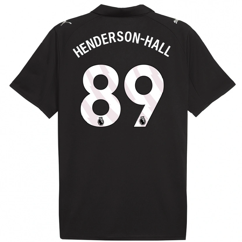 Danxen Men Matty Henderson-Hall #89 Black White Away Jersey 2025/26 T-Shirt