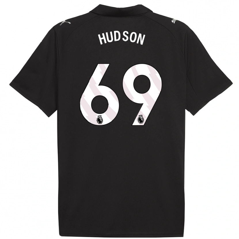 Danxen Men Max Hudson #69 Black White Away Jersey 2025/26 T-Shirt