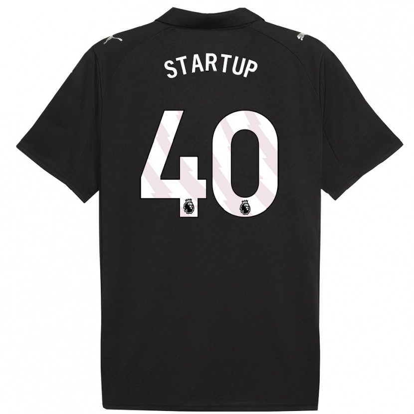 Danxen Men Katie Startup #40 Black White Away Jersey 2025/26 T-Shirt