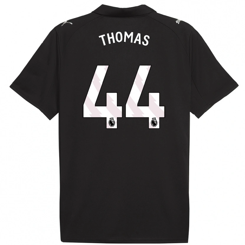 Danxen Men Codie Thomas #44 Black White Away Jersey 2025/26 T-Shirt