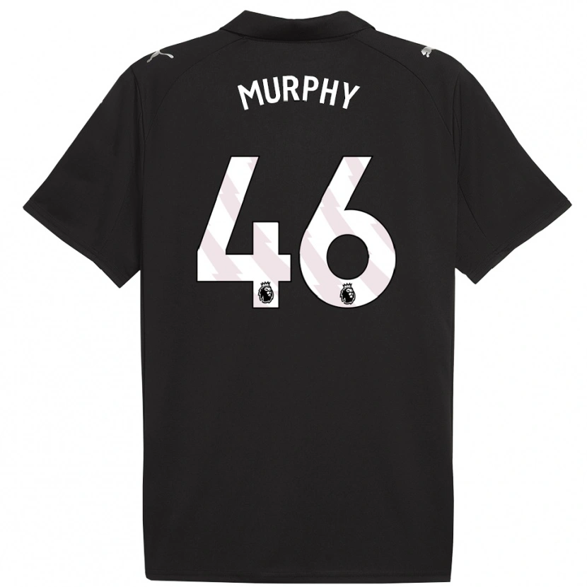 Danxen Men Lily Murphy #46 Black White Away Jersey 2025/26 T-Shirt