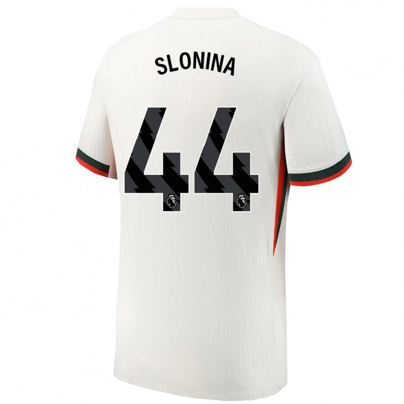 Danxen Men Gabriel Slonina #44 White Green Away Jersey 2025/26 T-Shirt