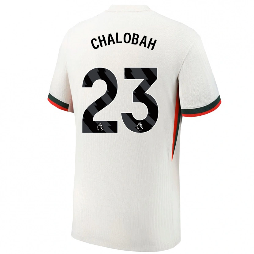 Danxen Men Trevoh Chalobah #23 White Green Away Jersey 2025/26 T-Shirt