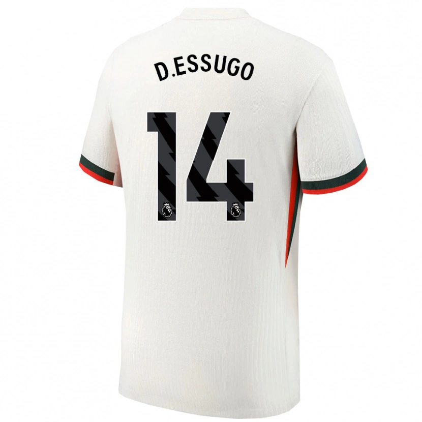 Danxen Men Dário Essugo #14 White Green Away Jersey 2025/26 T-Shirt