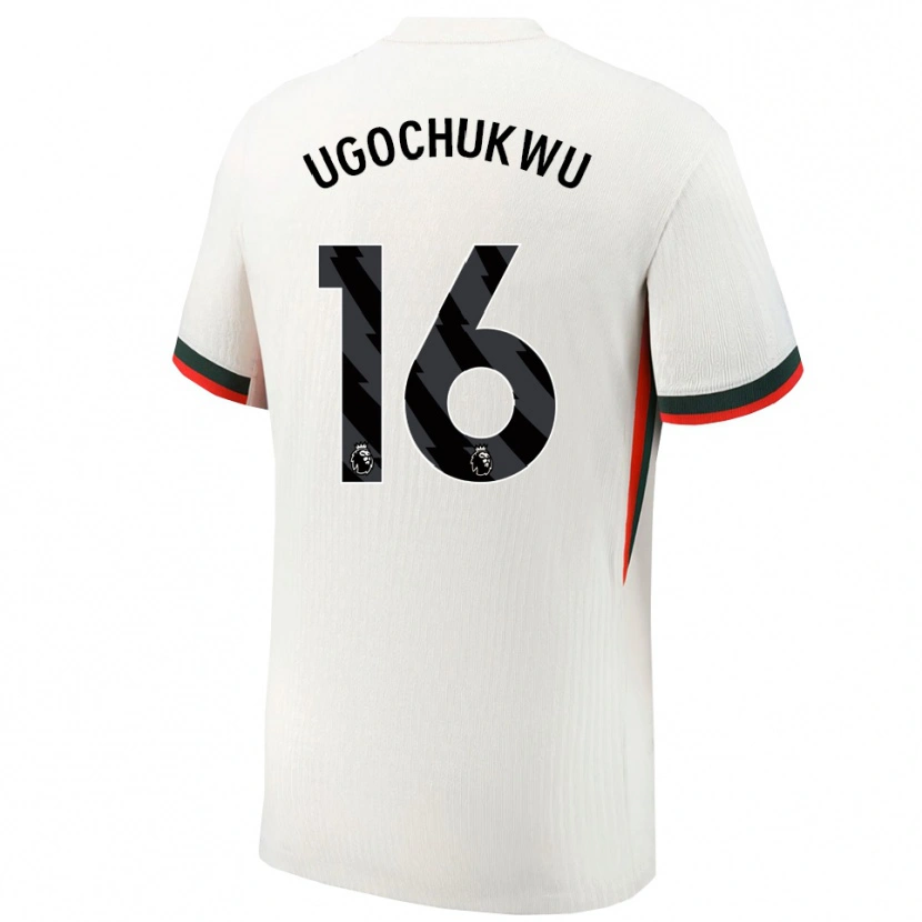 Danxen Men Lesley Ugochukwu #16 White Green Away Jersey 2025/26 T-Shirt