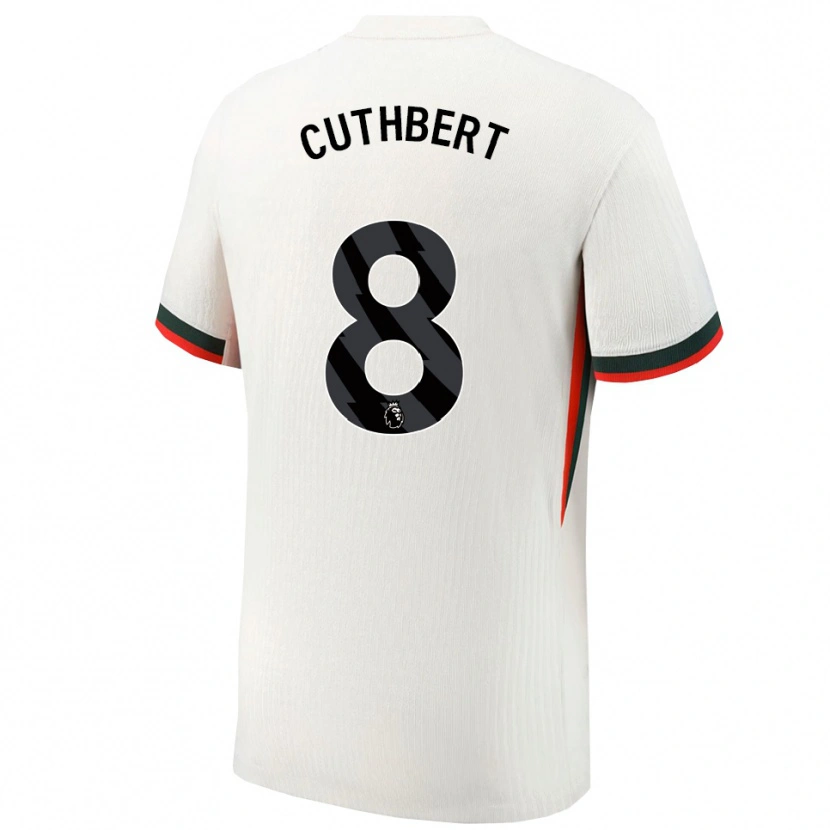Danxen Men Erin Cuthbert #8 White Green Away Jersey 2025/26 T-Shirt