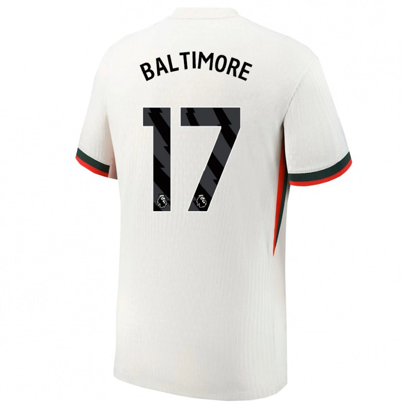Danxen Men Sandy Baltimore #17 White Green Away Jersey 2025/26 T-Shirt