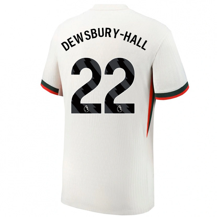 Danxen Men Kiernan Dewsbury-Hall #22 White Green Away Jersey 2025/26 T-Shirt