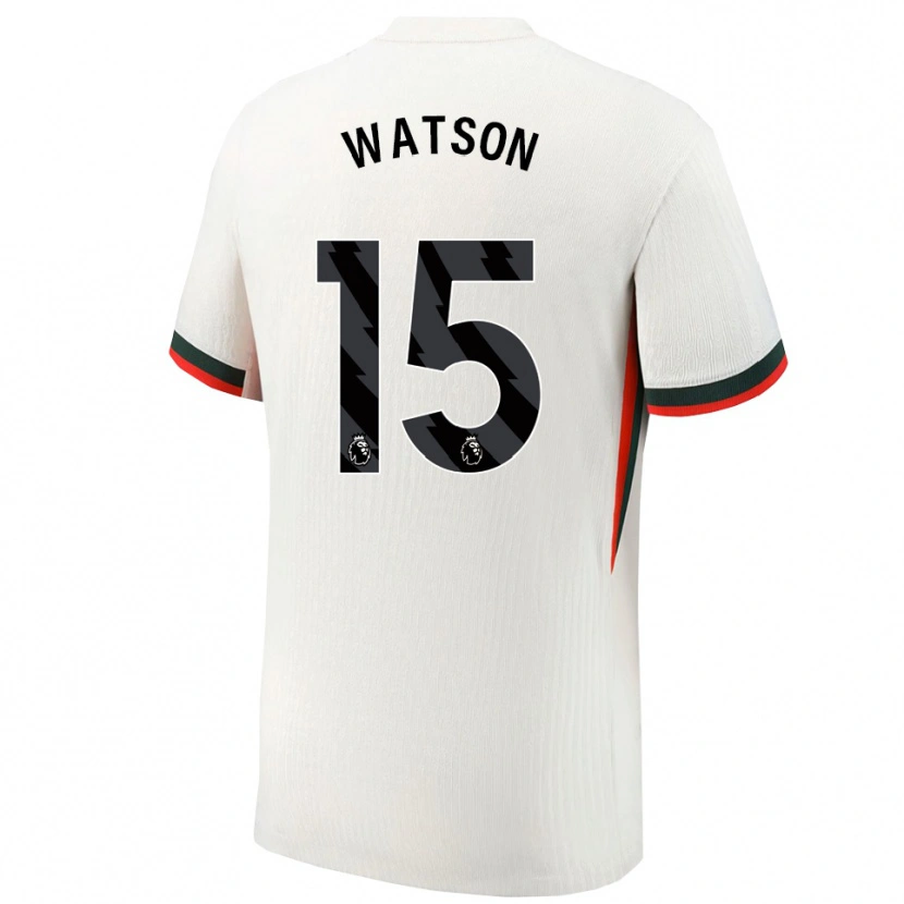 Danxen Men Reggie Watson #15 White Green Away Jersey 2025/26 T-Shirt