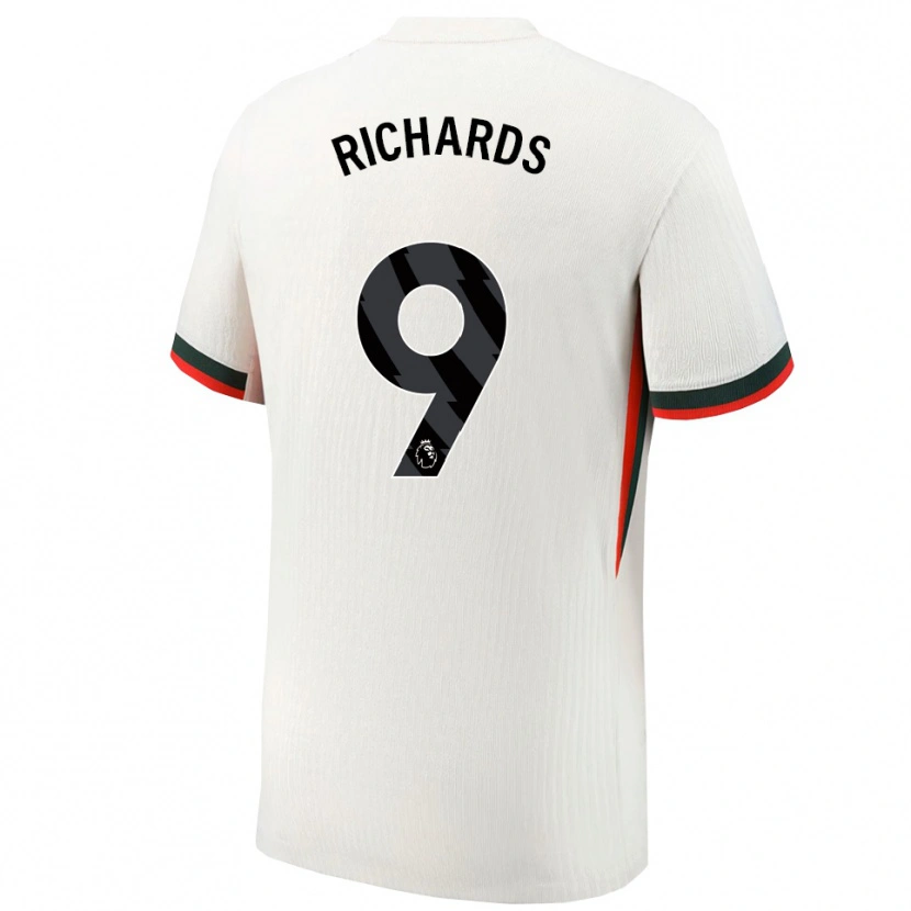 Danxen Men Dujuan Richards #9 White Green Away Jersey 2025/26 T-Shirt