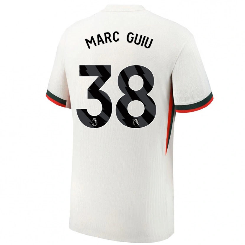 Danxen Men Marc Guiu #38 White Green Away Jersey 2025/26 T-Shirt
