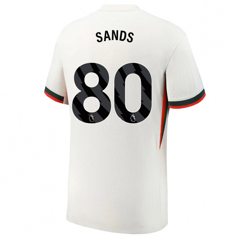 Danxen Men Hudson Sands #80 White Green Away Jersey 2025/26 T-Shirt