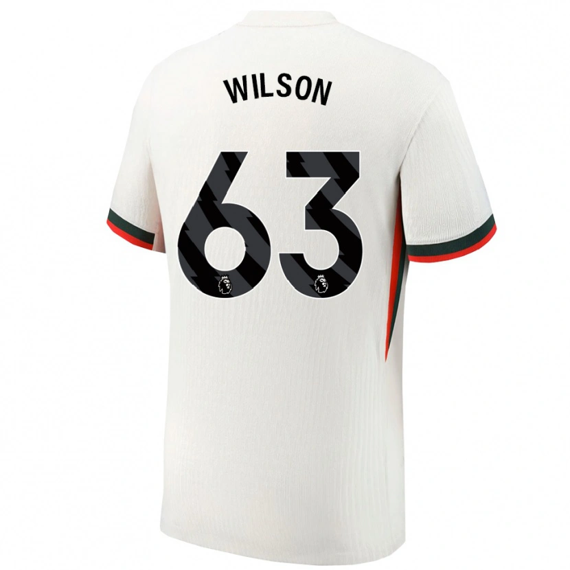 Danxen Men Kaiden Wilson #63 White Green Away Jersey 2025/26 T-Shirt