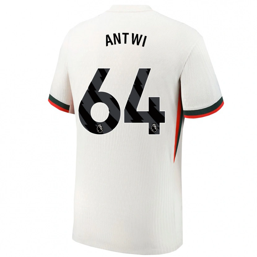Danxen Men Genesis Antwi #64 White Green Away Jersey 2025/26 T-Shirt