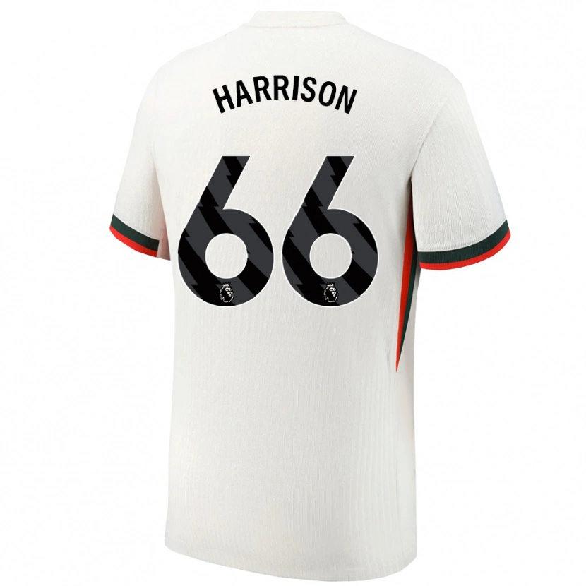 Danxen Men Ollie Harrison #66 White Green Away Jersey 2025/26 T-Shirt