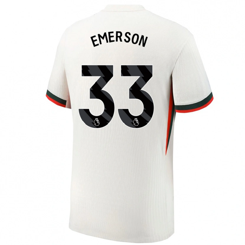 Danxen Men Emerson #33 White Green Away Jersey 2025/26 T-Shirt