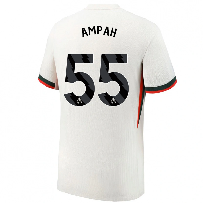 Danxen Men Ato Ampah #55 White Green Away Jersey 2025/26 T-Shirt