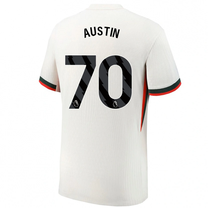 Danxen Men Jack Austin #70 White Green Away Jersey 2025/26 T-Shirt